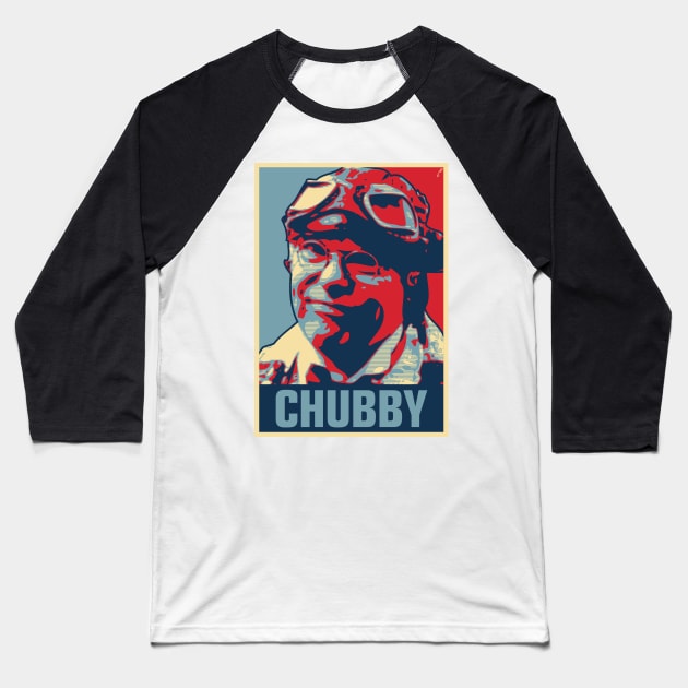 Chubby Baseball T-Shirt by DAFTFISH